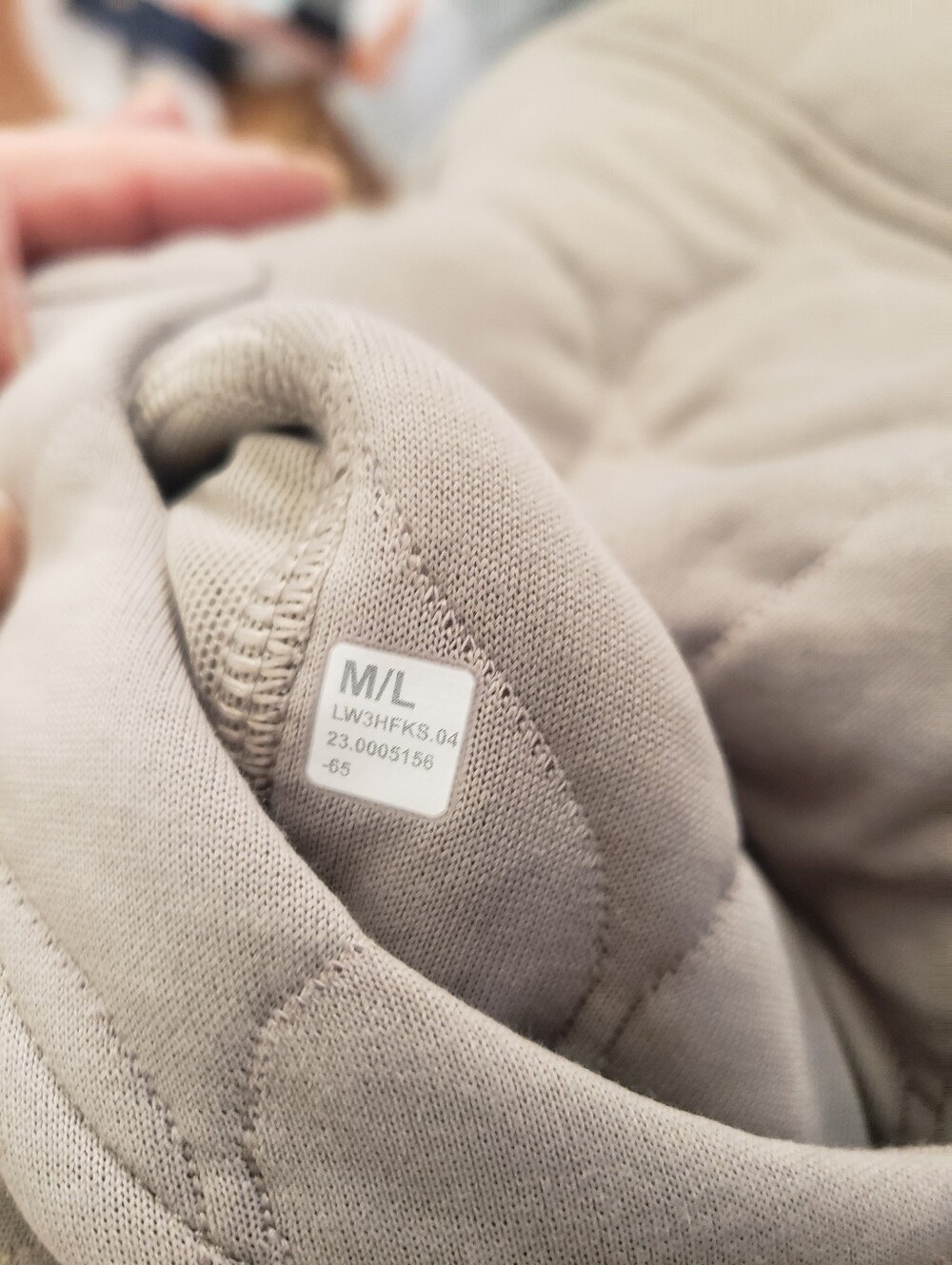 Lululemon Scuba Oversized Quilted Half-Zip In Riverstone Size M/L - Picture 10 of 10